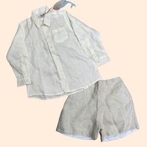 Baliene Baby Boy Linen Set